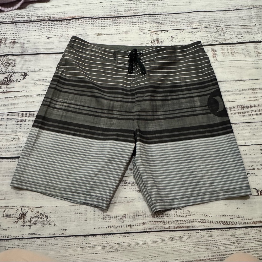 Men’s Hurley black and gray swimsuit size 36